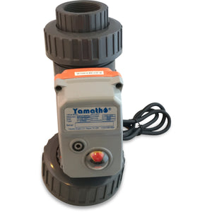 High torque electric ball valve YSCN motorized 110 VAC, with feedback #yamavalve - Yamatho Supply