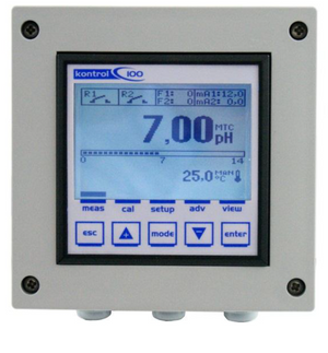 Seko's  Kontrol K100PR pH for water treatment with RS485 MODBUS RTU/ASCII - Yamatho Supply