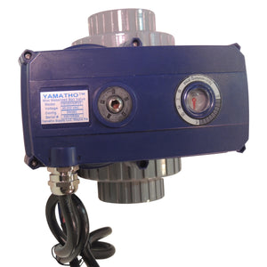Extra strong electric ball valve YS160 motorized 110 VAC, high torque  #yamavalve - Yamatho Supply