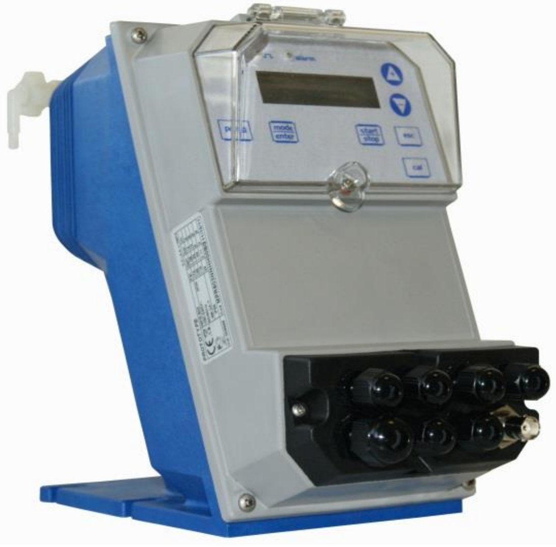 Chemical injection pump MAXIMA MRP800 1.85GPH max @232 psi with PVDF liquid end ( MRP 800) - Yamatho Supply