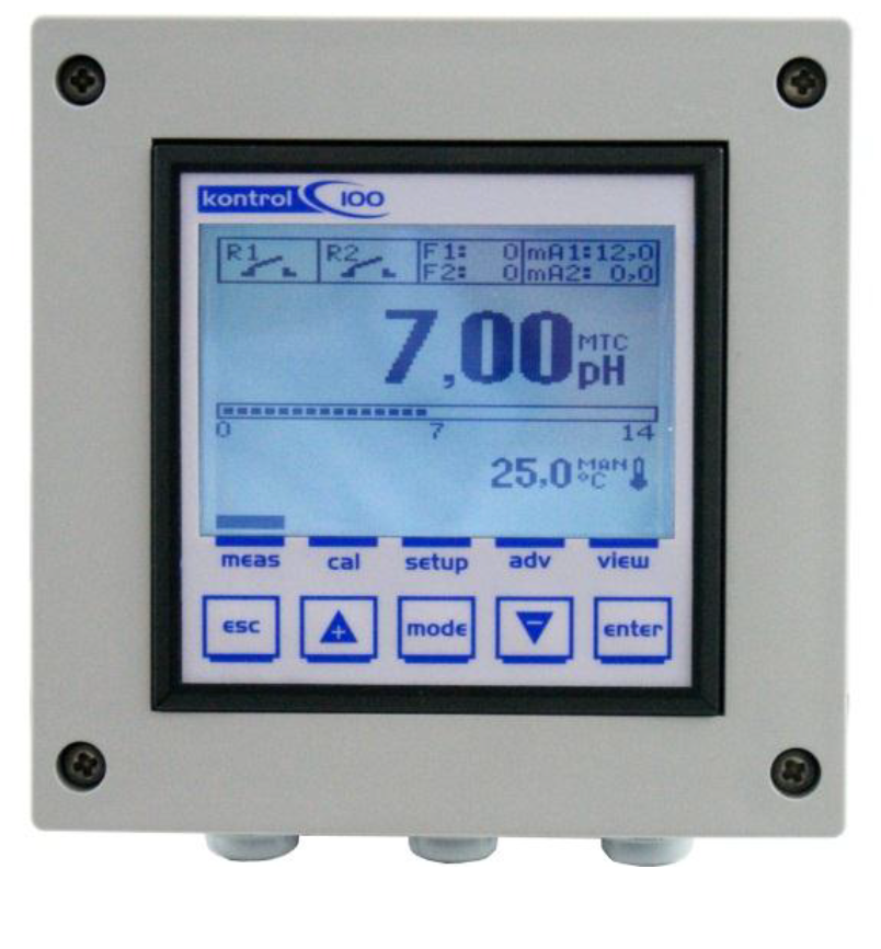 Seko's  Kontrol K100PR pH for water treatment with RS485 MODBUS RTU/ASCII - Yamatho Supply